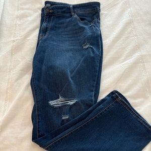 Old Navy Power Slim Distressed Jeans